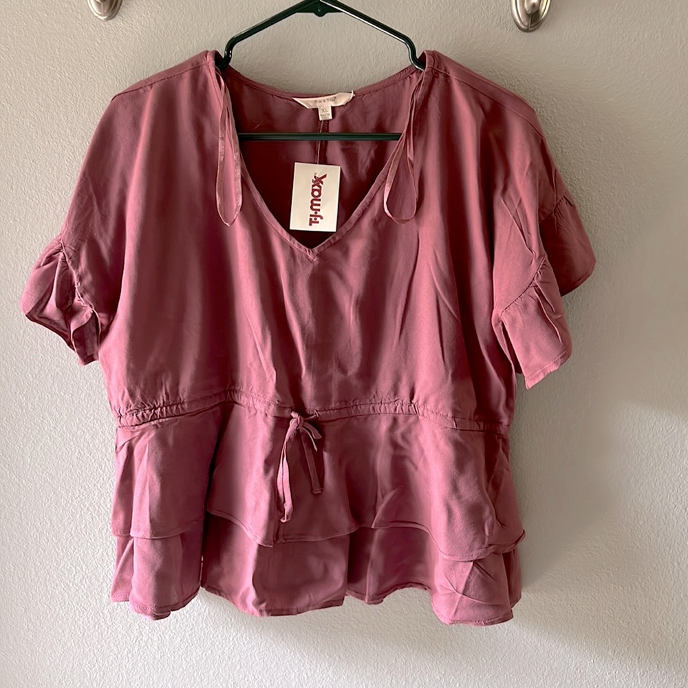 Sim & Sam new w/tags women’s mauve top size XL